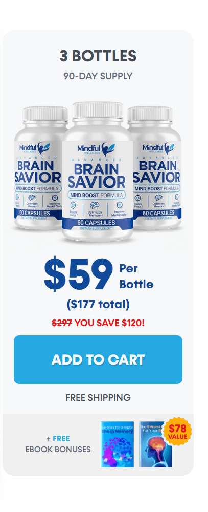buy brain savior 3 bottles