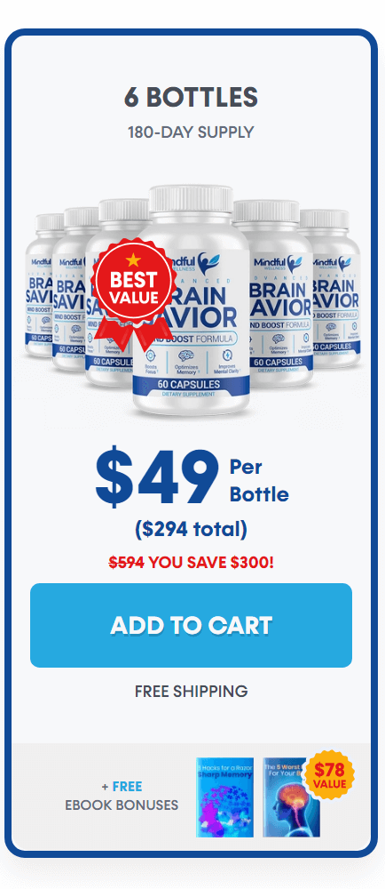 order brain savior 6 bottles